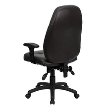Flash Furniture High Back Espresso Brown Leather Executive Swivel Office Chair