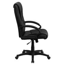 Flash Furniture High Back Black Leather Executive Swivel Office Chair