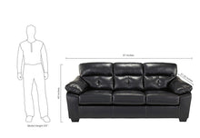 Flash Furniture Benchcraft Bastrop Living Room Set In Midnight Durablend