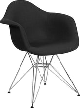 Flash Furniture Alonza Series Fabric Chair With Chrome Base