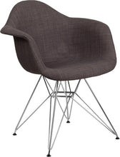 Flash Furniture Alonza Series Fabric Chair With Chrome Base