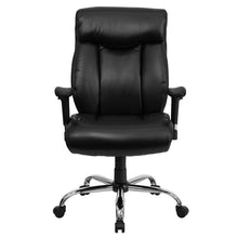 Flash Furniture Hercules Series 400 Lb. Capacity Big & Tall Black Leather Executive Swivel Office Chair With Height Adjustable Arms