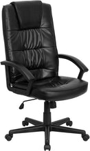Flash Furniture High Back Black Leather Executive Swivel Office Chair
