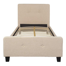 Flash Furniture Tribeca Twin Size Tufted Upholstered Platform Bed