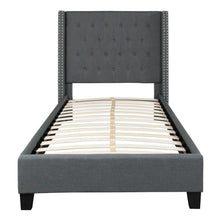 Flash Furniture Riverdale Twin Size Tufted Upholstered Platform Bed