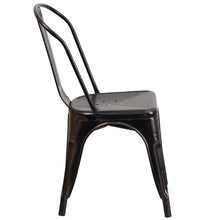 Flash Furniture Metal Indoor-Outdoor Stackable Chair