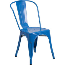 Flash Furniture Metal Indoor-Outdoor Stackable Chair