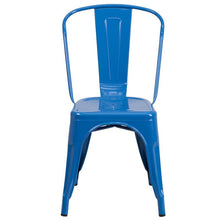 Flash Furniture Metal Indoor-Outdoor Stackable Chair