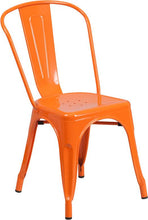Flash Furniture Metal Indoor-Outdoor Stackable Chair